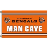 Nfl 신시내티 bengals 3'x5 '폴리 에스테르 플래그 남자 동굴 판매