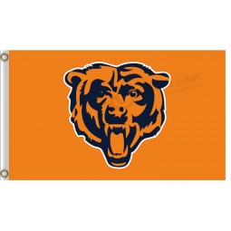 Benutzerdefinierte nfl chicago trägt 3'x5 'Polyester Flaggen Bären Logo zum Verkauf