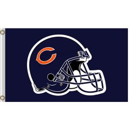 Custom NFL Chicago Bears 3'x5' polyester flags horizontal for sale