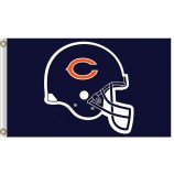 изготовленный на заказ nfl chicago носит 3'x5 'шкентели полиэфира вверх для сбывания