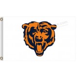 Benutzerdefinierte nfl chicago trägt 3'x5 'Polyester Flaggen Bär zum Verkauf