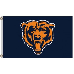 Custom nfl chicago bears 3'x5 'polyester vlaggen logo te koop