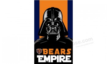 Wholesale custom high-end NFL Chicago Bears 3'x5' polyester flags bers empire