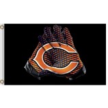 Großhandel benutzerdefinierte hoch-End nfl chicago trägt 3'x5 'Polyester Flags Handschuhe