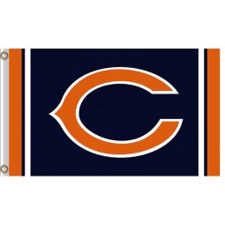 Großhandel benutzerdefinierte hoch-Ende nfl Chicago trägt 3'x5 'Polyesterflaggenkapital c