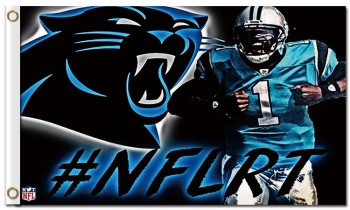 Alto personalizzato-Nfl Carolina Panthers 3'x5 'bandiere in poliestere #nflrt