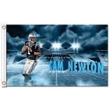 Benutzerdefinierte hoch-End nfl carolina panther 3'x5 'polyester fahnen cam im stadion