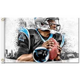 Benutzerdefinierte hoch-Ende nfl Carolina Panther 3'x5 'Polyester Fahnen Teammitglied