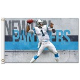 Benutzerdefinierte hoch-Ende nfl carolina Panther 3'x5 'Polyester kennzeichnet Newton-Panther