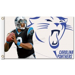 Benutzerdefinierte hoch-Ende nfl Carolina Panther 3'x5 'Polyester Flaggen 2 # memeber