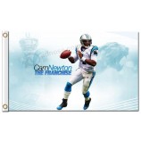 Benutzerdefinierte hoch-Ende nfl Carolina Panther 3'x5 'Polyester Flags Cam Newton die Franchise