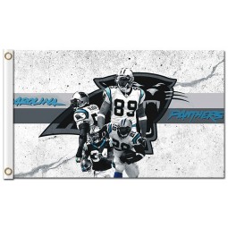Custom high-end NFL Carolina Panthers 3'x5' polyester flags team members