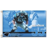 Benutzerdefinierte hoch-Ende nfl Carolina Panther 3'x5 'Polyester Fahnen 55 # dan Morgan