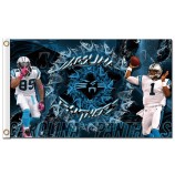 Benutzerdefinierte hoch-Ende nfl Carolina Panther 3'x5 'Polyester Flaggen Mitglieder 1 und 89