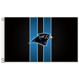 Custom high-end NFL Carolina Panthers 3'x5' polyester flags Column Bar