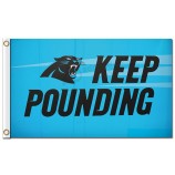 Benutzerdefinierte hoch-End nfl carolina panther 3'x5 'Polyesterfahnen halten weiter