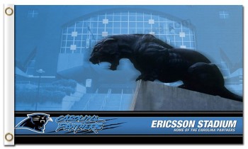 Custom high-end NFL Carolina Panthers 3'x5' polyester flags ericsson stadium