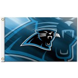 Benutzerdefinierte hoch-Ende nfl Carolina Panther 3'x5 'Polyester Flaggen Doppelbild