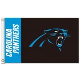 Benutzerdefinierte hoch-Ende nfl Carolina Panther 3'x5 'Polyester Flaggen Namen auf der linken Seite