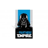 Benutzerdefinierte hoch-Ende nfl Carolina Panther 3'x5 'Polyester Flaggen Panther Reich