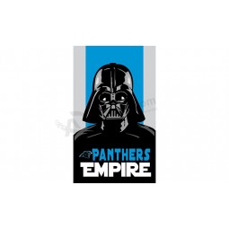 Custom high-end NFL Carolina Panthers 3'x5' polyester flags panthers empire