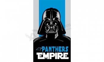 Custom high-end NFL Carolina Panthers 3'x5' polyester flags panthers empire