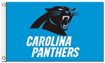 Nfl carolina panteras 3'x5 'insignia de banderas de poliéster y el nombre del equipo