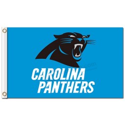 Nfl carolina panthers 3'x5 'Polyester Flaggen Logo und Team Name