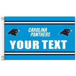 NFL Carolina Panthers 3'x5' polyester flags your text