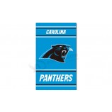 Nfl carolina panthers 3'x5 'Polyester Fahnen vertikal mit Streifen auf und ab