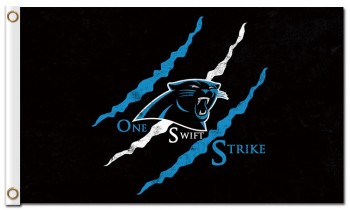 NFL Carolina Panthers 3'x5' polyester flags scratch