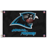 Nfl carolina panthers 3'x5 'Polyester Flaggen Panther Biss Fußball