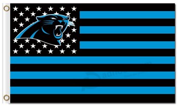 NFL Carolina Panthers 3'x5' polyester flags stars stripes