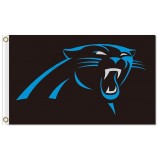 NFL Carolina Panthers 3'x5' polyester flags only logo