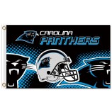 Nfl carolina panthers 3'x5 'Polyester Flaggen Logo mit Helm