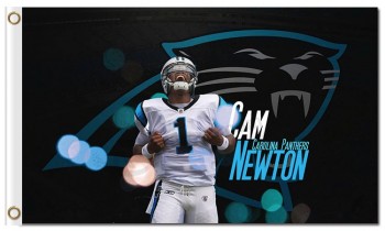 NFL Carolina Panthers 3'x5' polyester flags Cam Newton