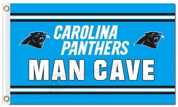 NFL Carolina Panthers 3'x5' polyester flags man cave