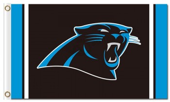 NFL Carolina Panthers 3'x5' polyester flags logo