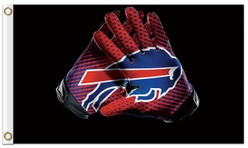Nfl buffalo bills 3'x5 'polyester vlaggen handschoenen