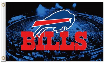 Nfl buffalo bills 3'x5 'polyester vlaggen logo stadion