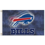 Nfl Büffel Rechnungen 3'x5 'Polyester Fahnen Ghost Image
