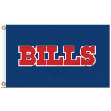 Nfl Büffel Rechnungen 3'x5 'Polyester kennzeichnet große Briefe Rechnungen
