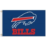 Nfl Büffel Rechnungen 3'x5 'Polyester Fahnen Rechnungen mit großen Logo