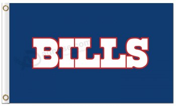 Nfl buffalo factures 3 'x 5' drapeaux en polyester