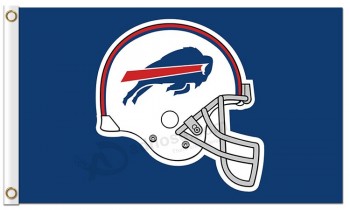 NFL Buffalo Bills 3'x5' polyester flags white helmet