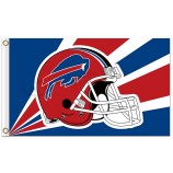 NFL Buffalo Bills 3'x5 'Polyester Fahnen roten Helm