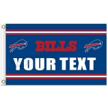 Nfl Büffel Rechnungen 3'x5 'Polyester kennzeichnet Ihren Text