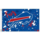 Contas de búfalo nfl 3'x5 'bandeiras de poliéster manchas de tinta logotipo