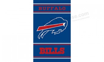 Nfl buffalo bills 3'x5 'polyester drapeaux logo drapeau vertical