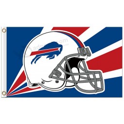NFL Buffalo Bills 3'x5' polyester flags bills radioactive rays helmet